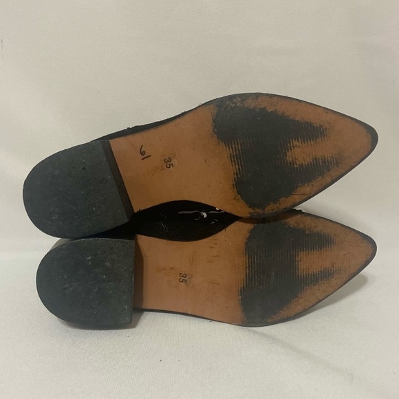 Kenneth Cole Barston Ankle studded booties genuine suede leather size 5 LIKE NEW - Picture 4 of 9